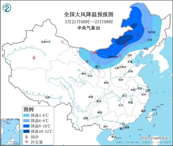 易七娛樂：沙塵暴黃色預警：北方超10省將迎來大範圍沙塵天氣